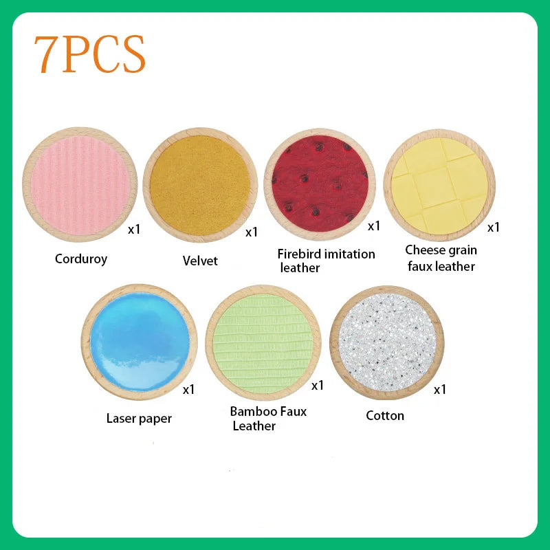 Montessori Sensory Tactile Board | Matching & Color Cognition Toy