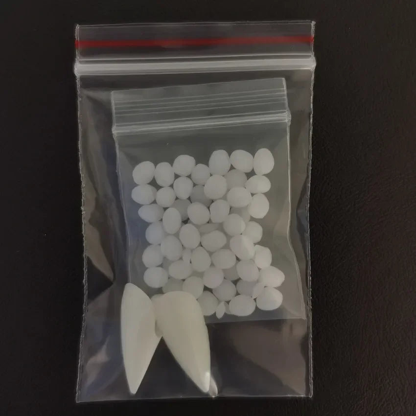 Resin Vampire Teeth Fangs with Glue | Cosplay Props