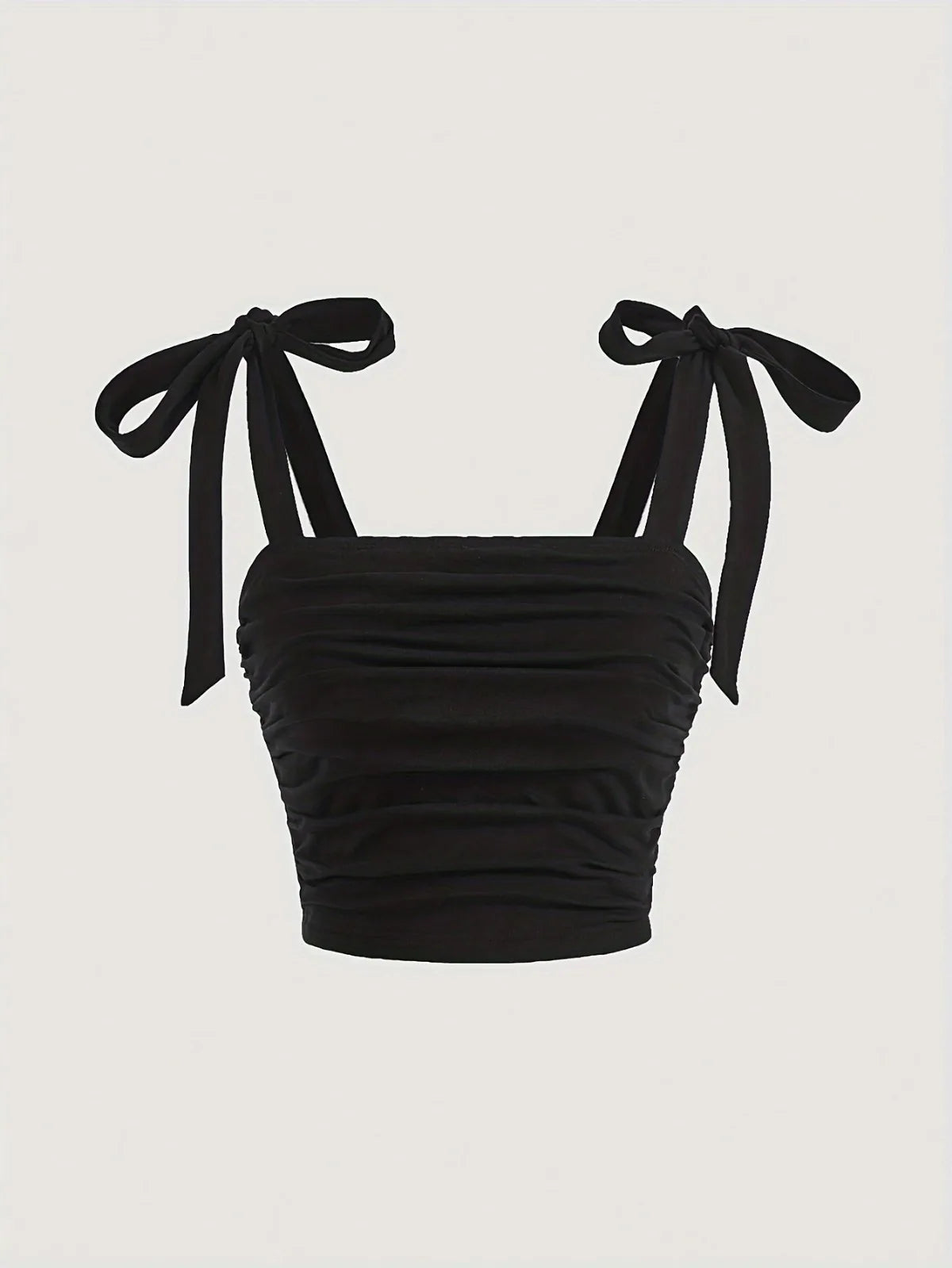 Tie Shoulder Crop Top | Women’s Y2K Summer Streetwear