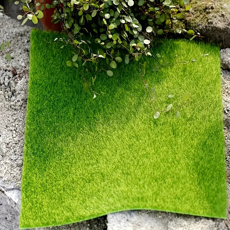 3 pieces of fairy garden grass, toy house decoration micro artificial craft grass, DIY decoration, mini model design accessories