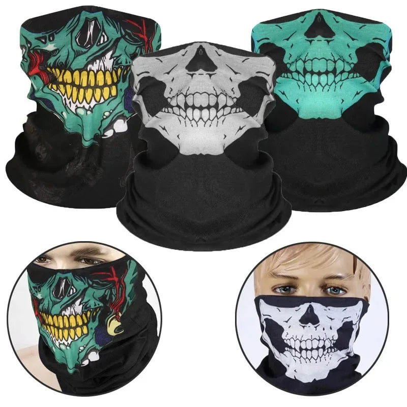 Horror Skeleton Chin Mask | Performance & Party Dress-Up Mask