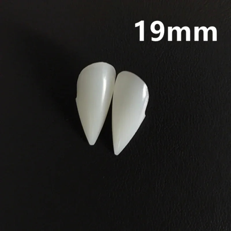 Resin Vampire Teeth Fangs with Glue | Cosplay Props
