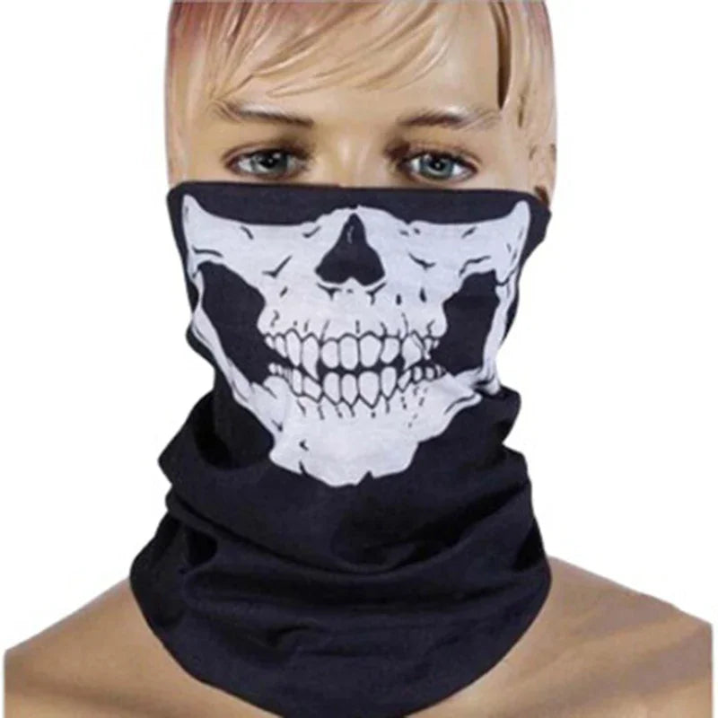Horror Skeleton Chin Mask | Performance & Party Dress-Up Mask