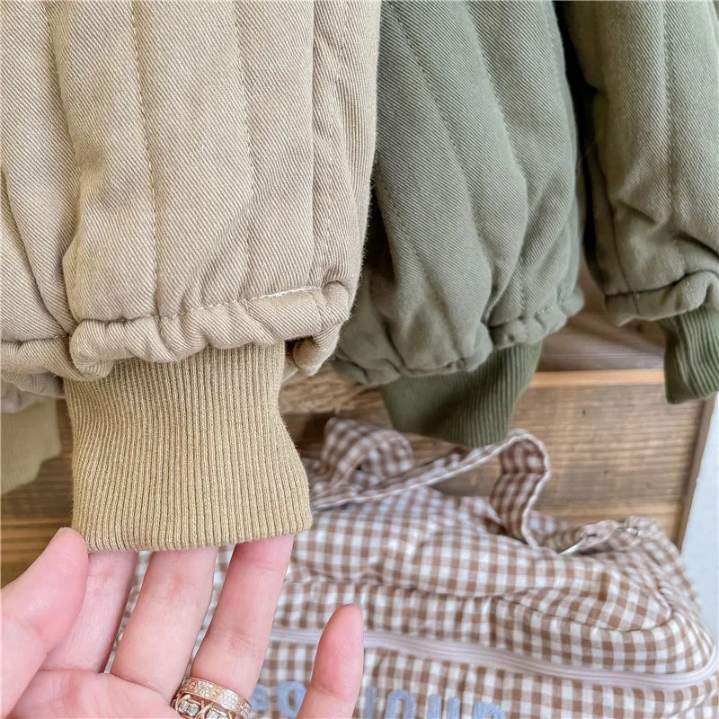 Kids’ Winter Cotton-Padded Trousers | Warm Pants