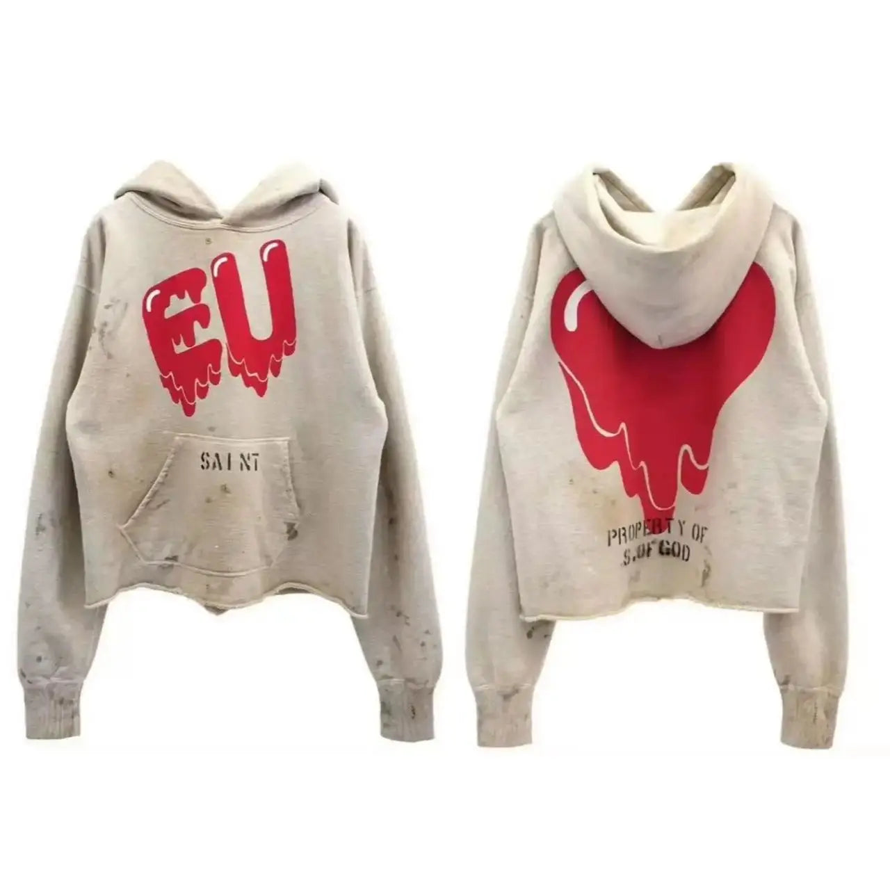 Men’s Vintage Graffiti Hoodie | High Street Casual