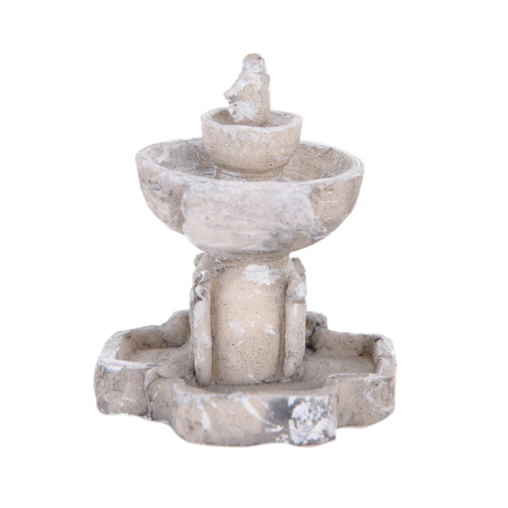 Garden Artificial Miniature Fairy House Fountain Micro Landscaping Decor Home DIY Accessories Dollhouse Mini Craft Decoration