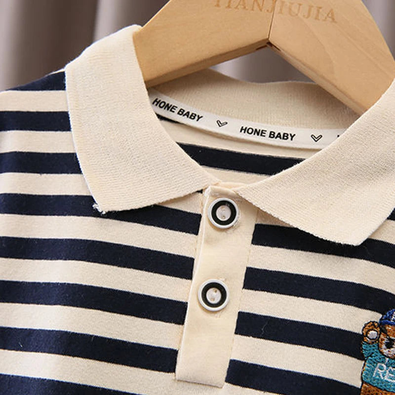 Boys’ Cartoon Clothing Sets | Baby Tee Shirt & Pants Outfits 1-4 Years