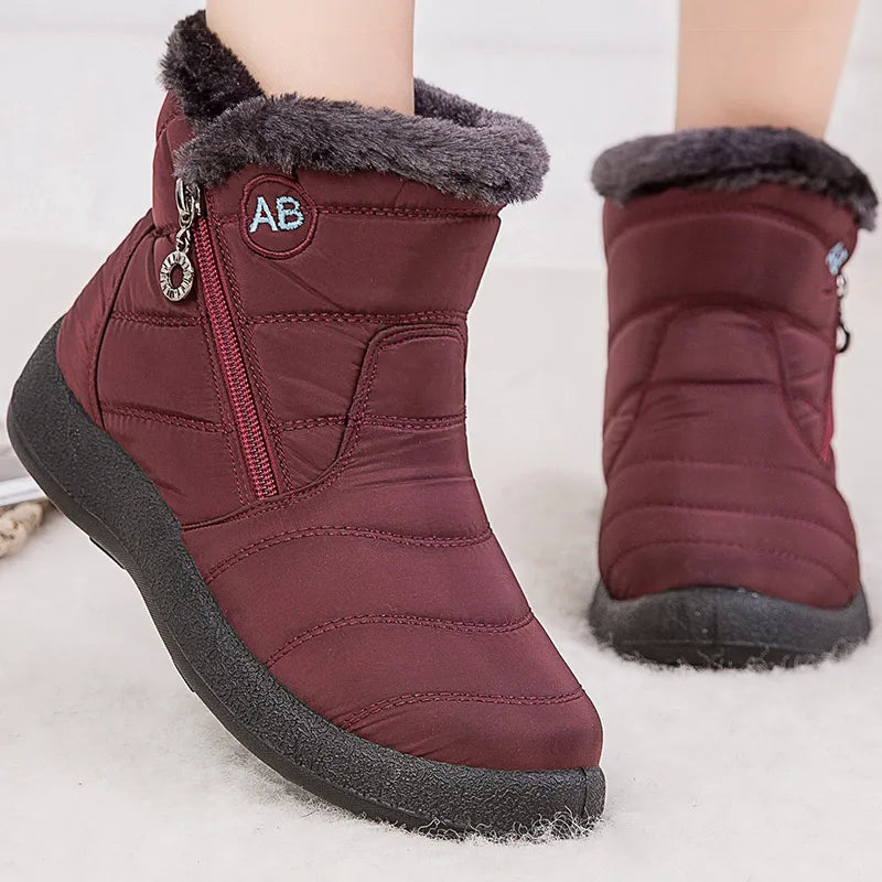 Women’s Ankle Boots with Fur | Waterproof Winter