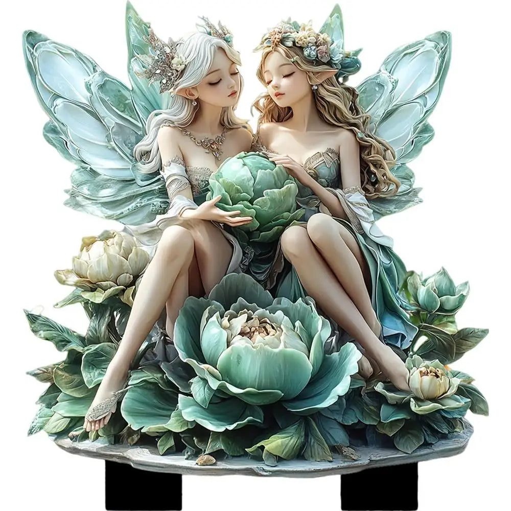 Cute Garden Fairies Plant Pot Decorations Fairy Garden Fairies Garden Gnome Figurines Fairy Garden Accessories Fence Ornament