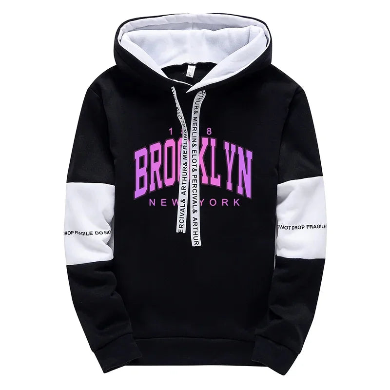 Men’s Fashion Print Hoodie & Sweatshirt Set | Casual Sportswear