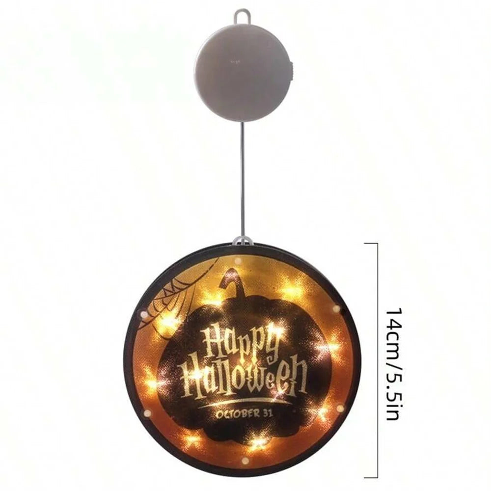LED String Lights | Flashing Round Window Display Lamp