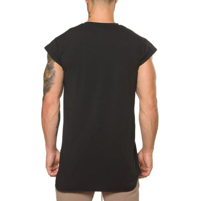 Men’s Workout Muscle T-Shirt | Cotton Gym Top
