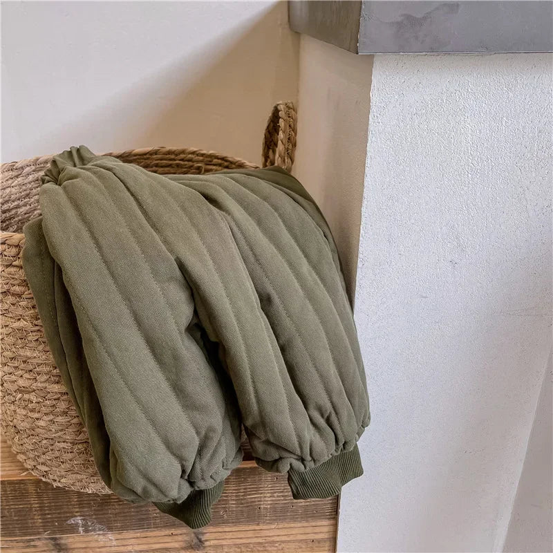 Kids’ Winter Cotton-Padded Trousers | Warm Pants