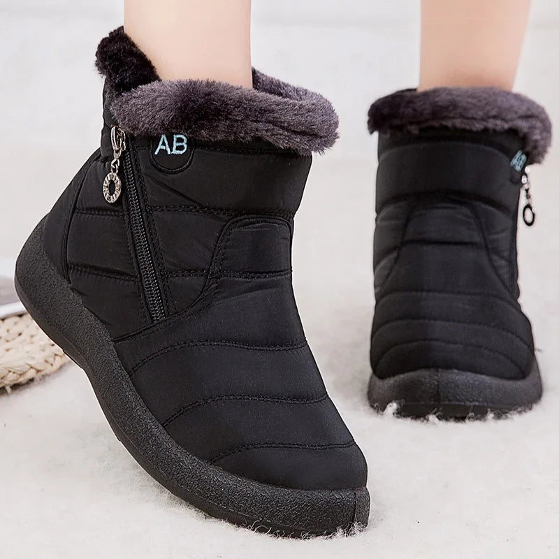 Women’s Ankle Boots with Fur | Waterproof Winter