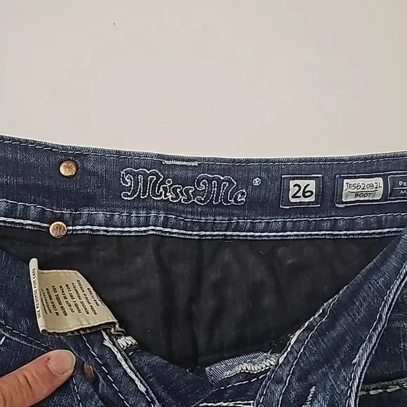 Gothic Diamond Embroidered Flared Jeans | Women’s Y2K