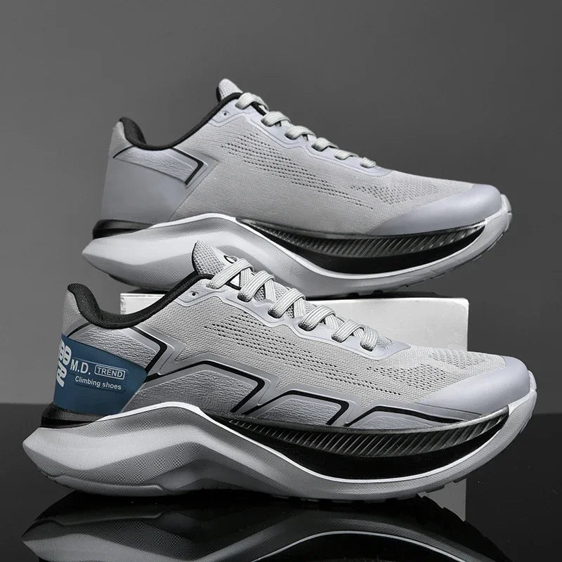 New Men’s White Running Shoes | Non-Slip Outdoor Sports Sneakers