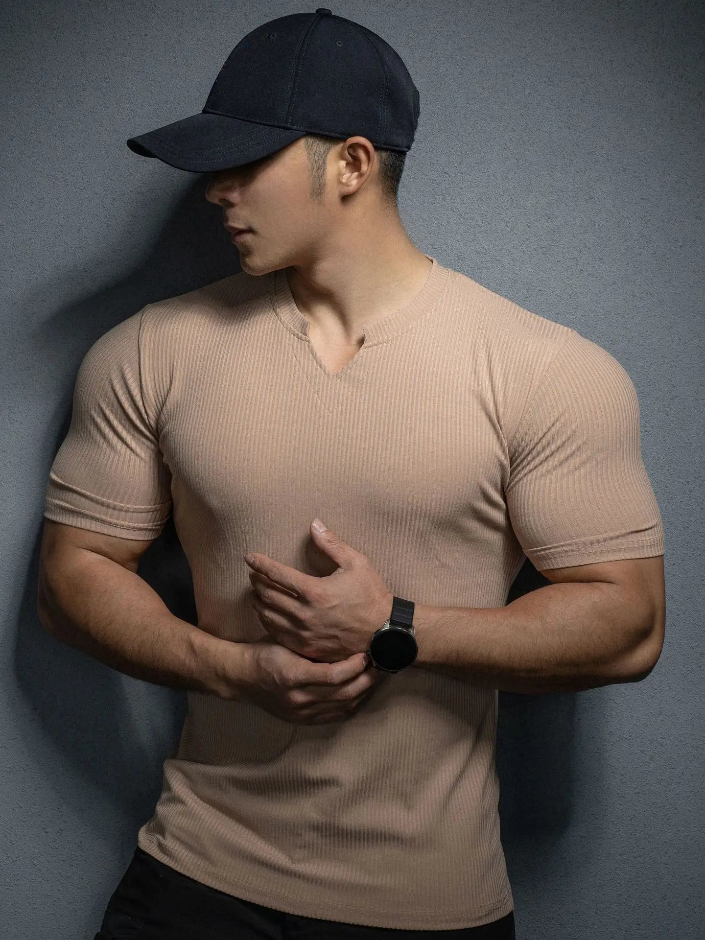 Men’s V-Neck Short Sleeve T-Shirt | New Fashion