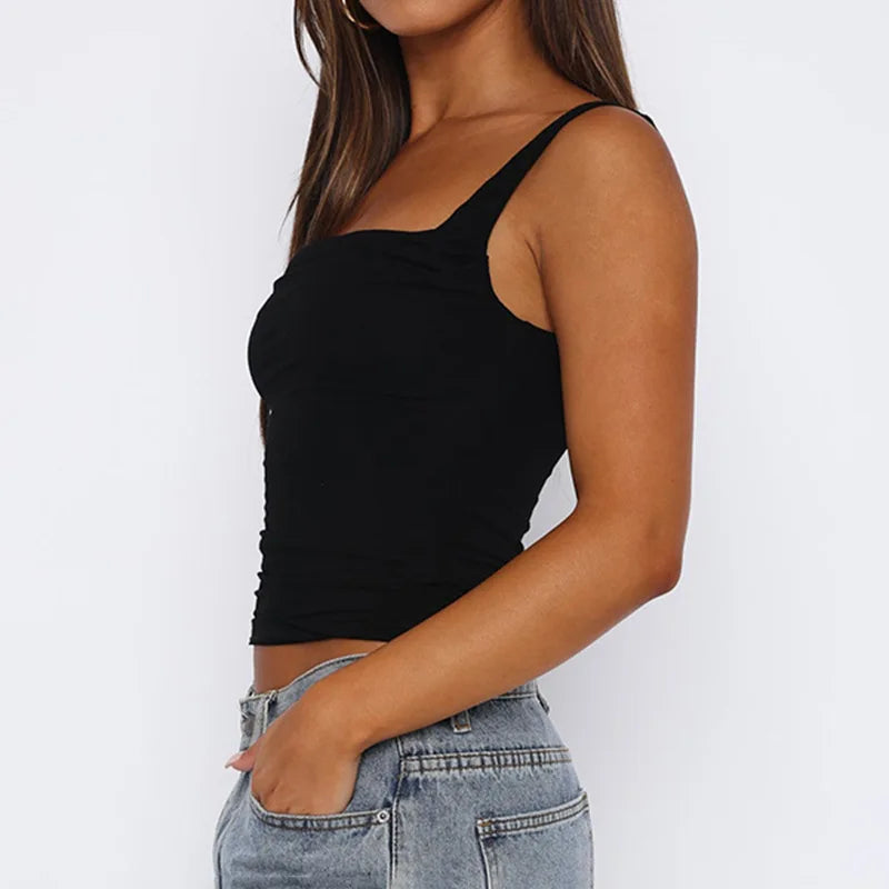 Women’s Backless Slim Tank Top | Summer Casual Wear