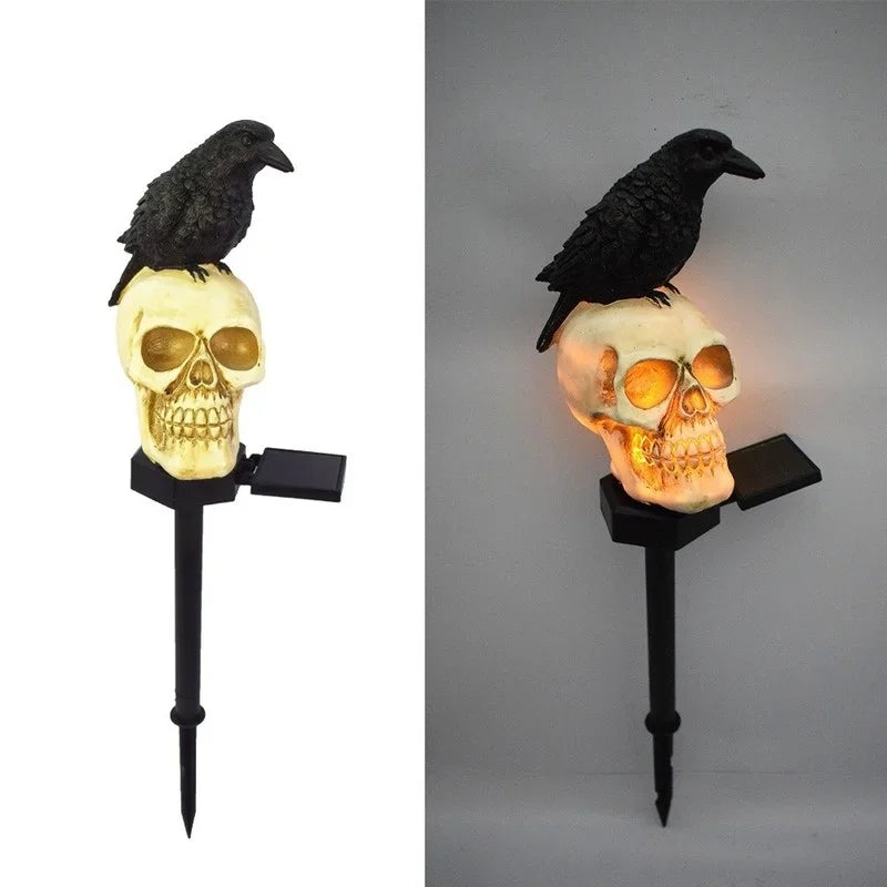 Outdoor Skeleton Ghost Light | Horror Grimace Decor for Garden