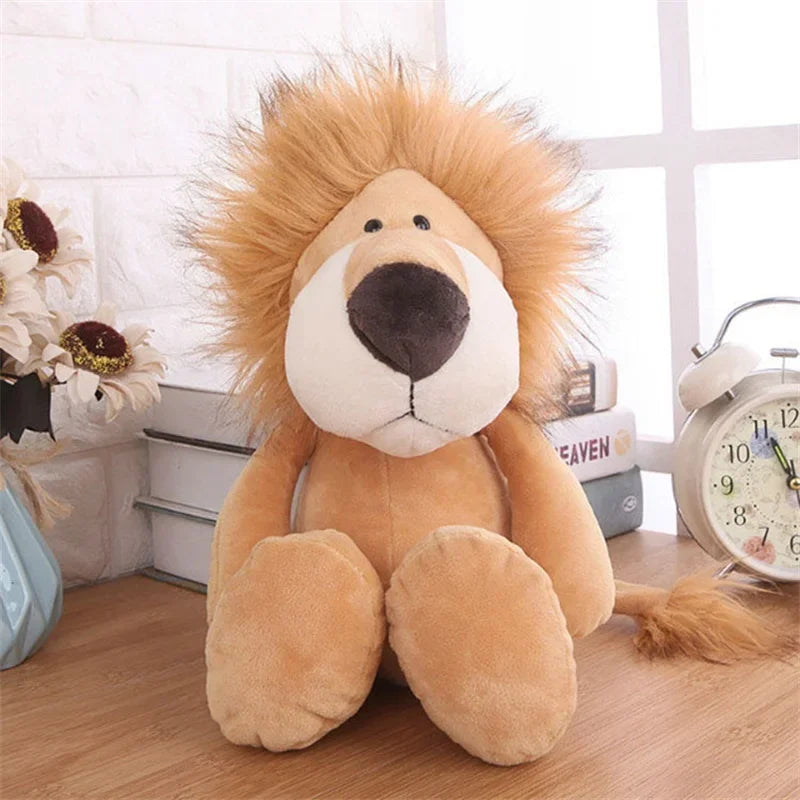 Stuffed Plush Animal Toys | Soft Jungle Lion, Tiger, Elephant & More