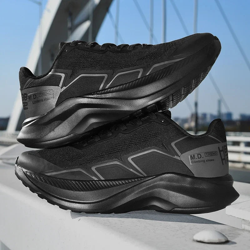 New Men’s White Running Shoes | Non-Slip Outdoor Sports Sneakers