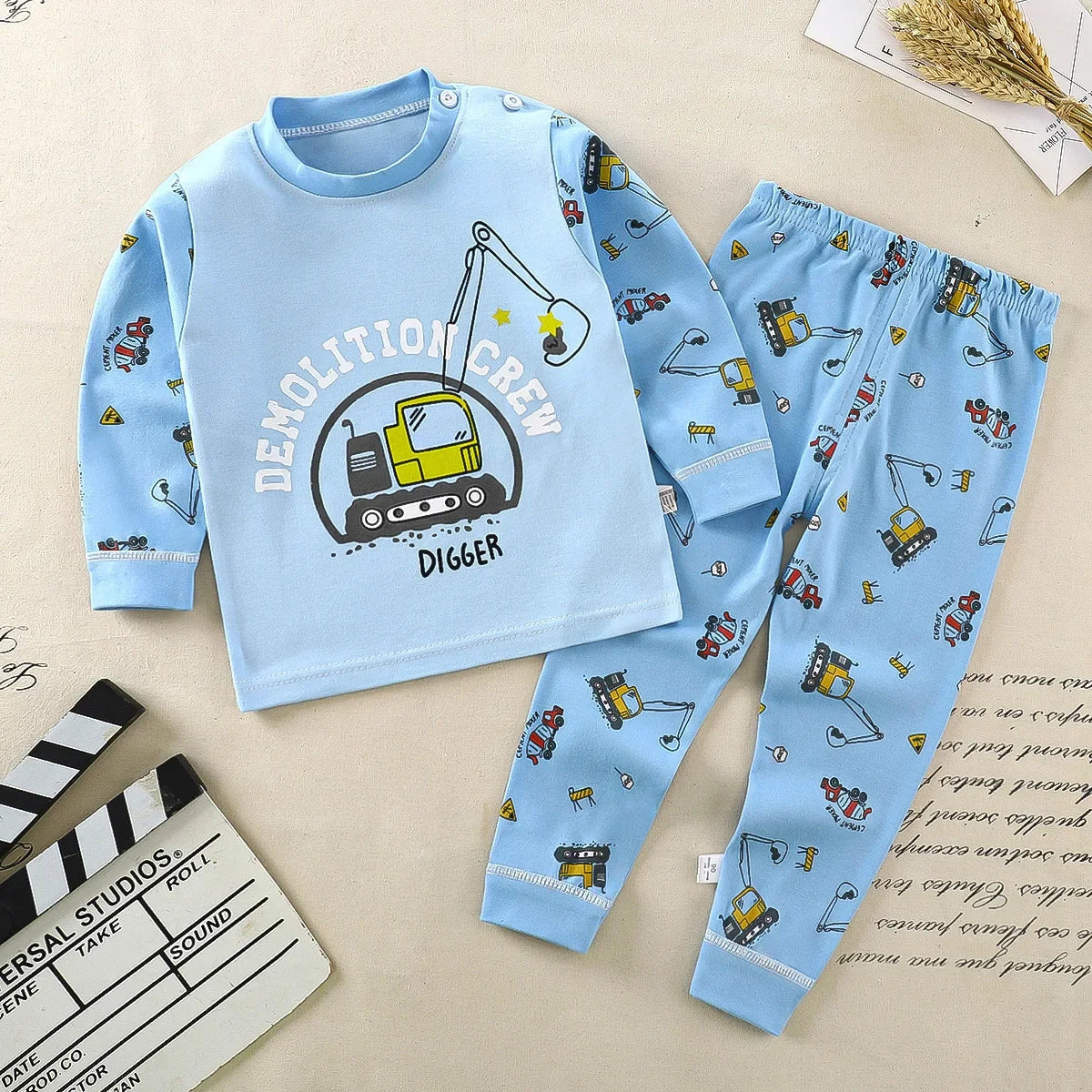Kids Autumn Winter Clothing Sets | Cotton Pants, Sleepwear & Underwear