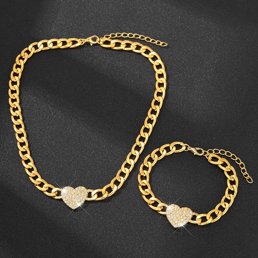2pcs Classic Jewelry Set for Women | Fashionable Party & Work Wear