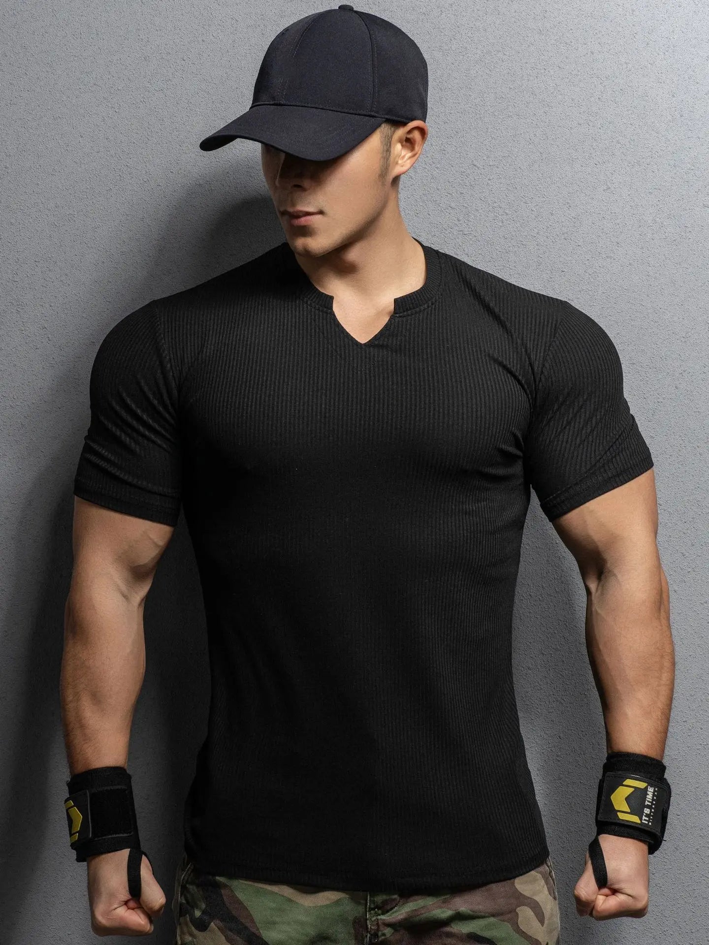 Men’s V-Neck Short Sleeve T-Shirt | New Fashion