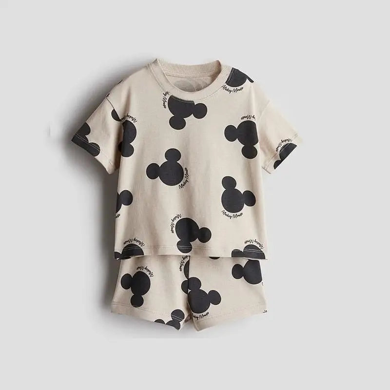 Boy’s Summer Clothing Set | Cotton T-Shirt & Shorts Tracksuit