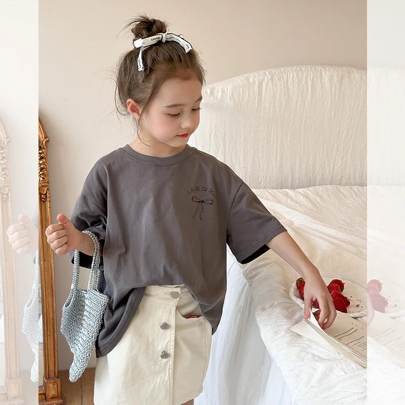 Kids Summer T-Shirts | Short Sleeve Tops for Girls & Boys