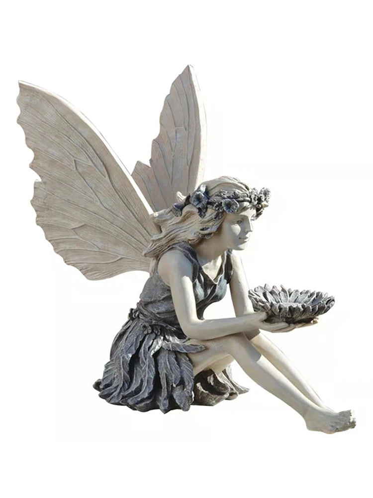 Fairy Statue Resin Jewelry Garden Decoration Angel Girl Resin Craft Jewelry