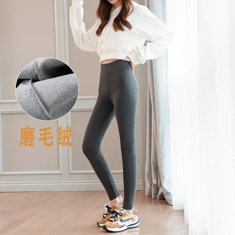 Winter Fleece Lined Leggings | Women’s High Waist Pants