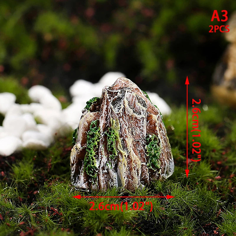 Garden Artificial Miniature Fairy House Fountain Micro Landscaping Decor Home DIY Accessories Dollhouse Mini Craft Decoration