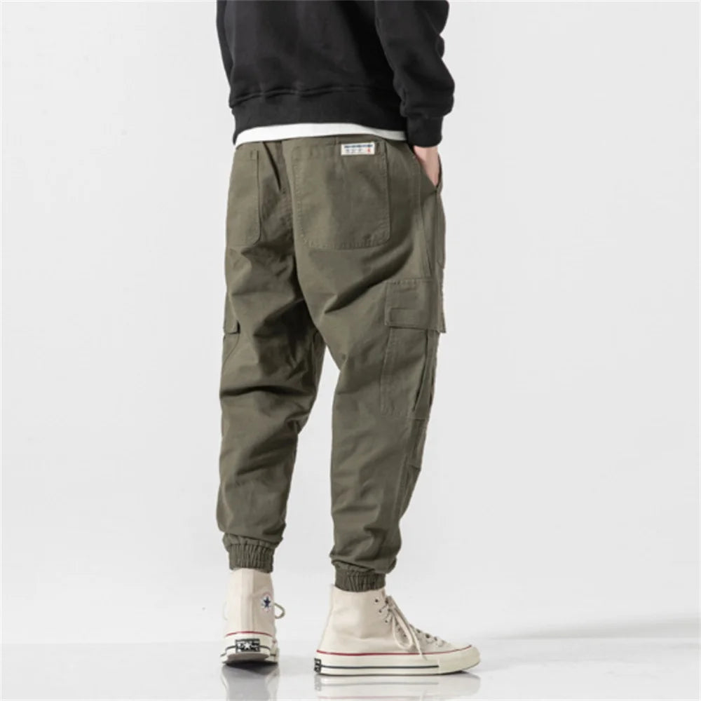 Men’s Skinny Cargo Pants | Japanese Harajuku Hip Hop Joggers