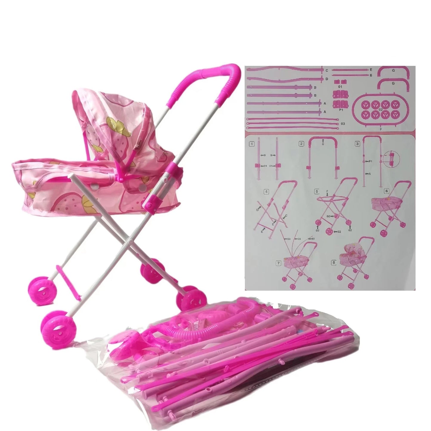 Children’s Play House Accessories | Baby Hand Trolleys & Assembly Toys