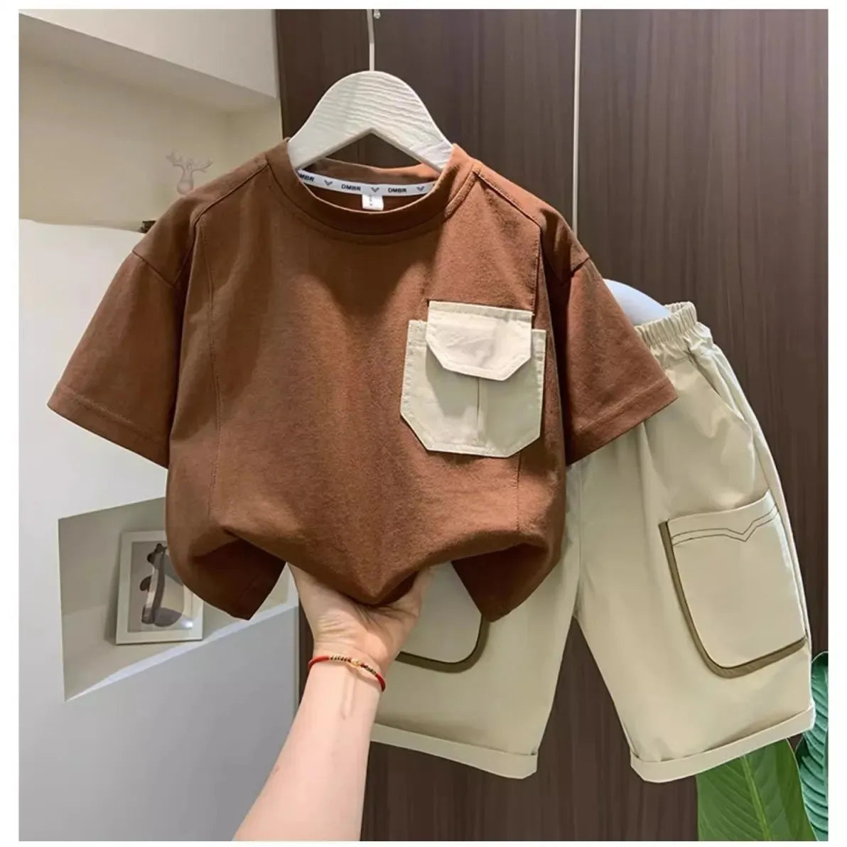 Boys’ Summer Clothing Suit | Korean Style Short Sleeve