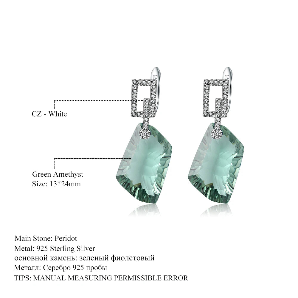 GEM'S BEAUTY 925 Sterling Silver Jewelry Set | Elegant Fine Jewelry