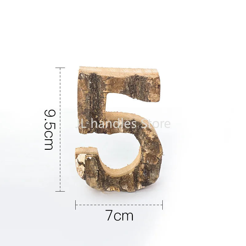 Wooden Letters & Numbers | Vintage DIY Home & Party Decor