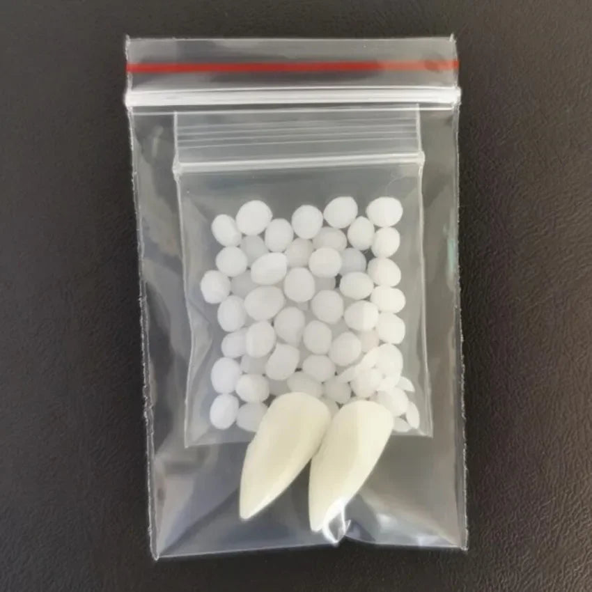 Resin Vampire Teeth Fangs with Glue | Cosplay Props