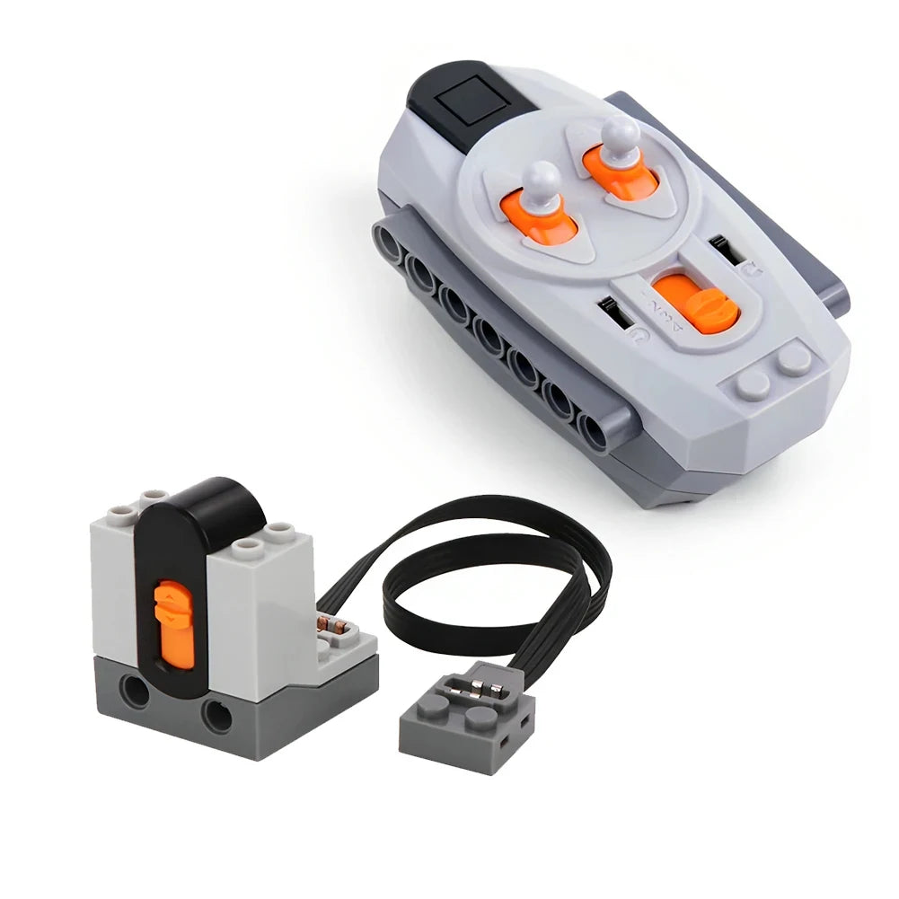 Servo Motor & Lithium Battery Box | Technical Building Blocks Parts