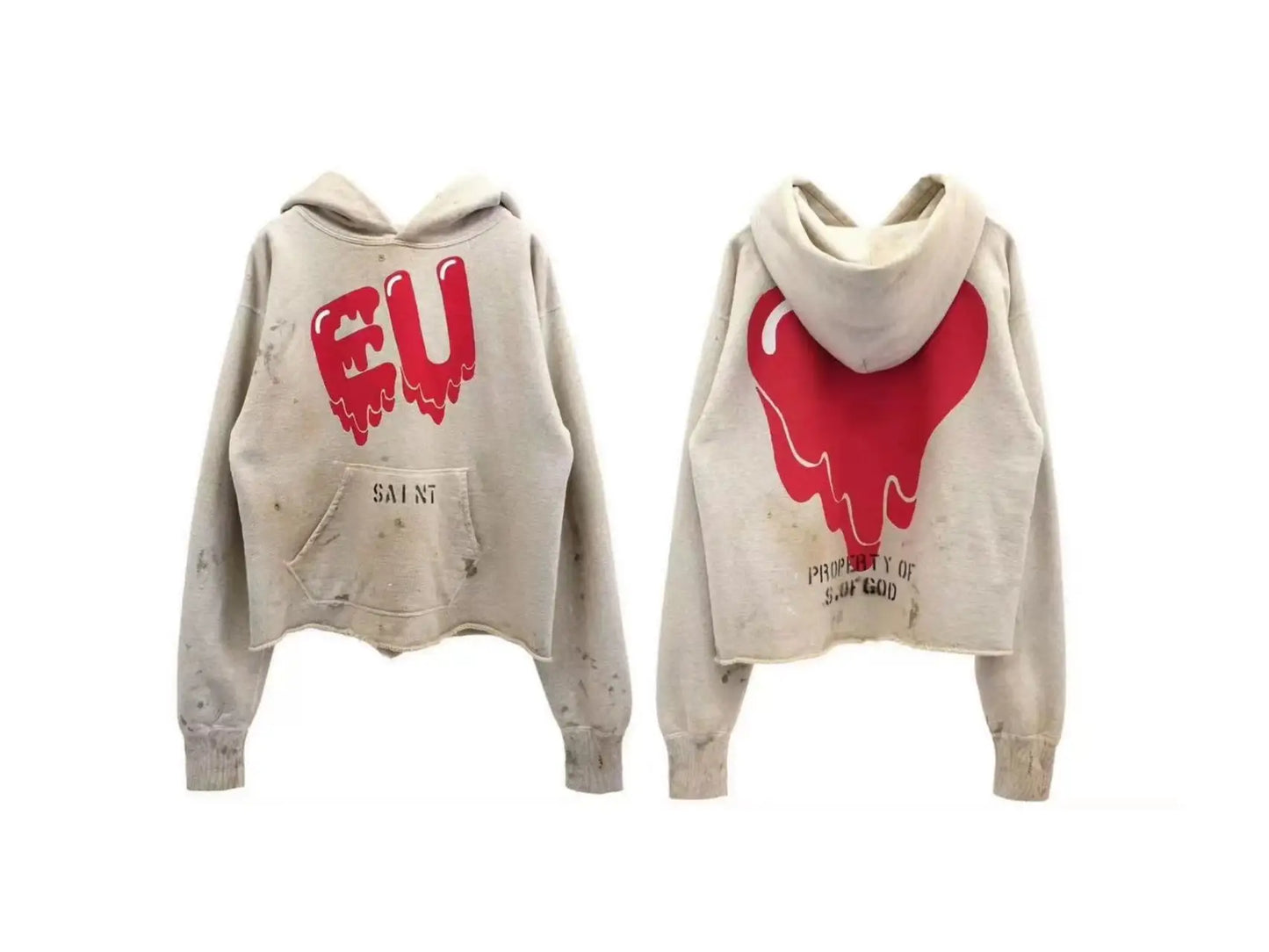Men’s Vintage Graffiti Hoodie | High Street Casual