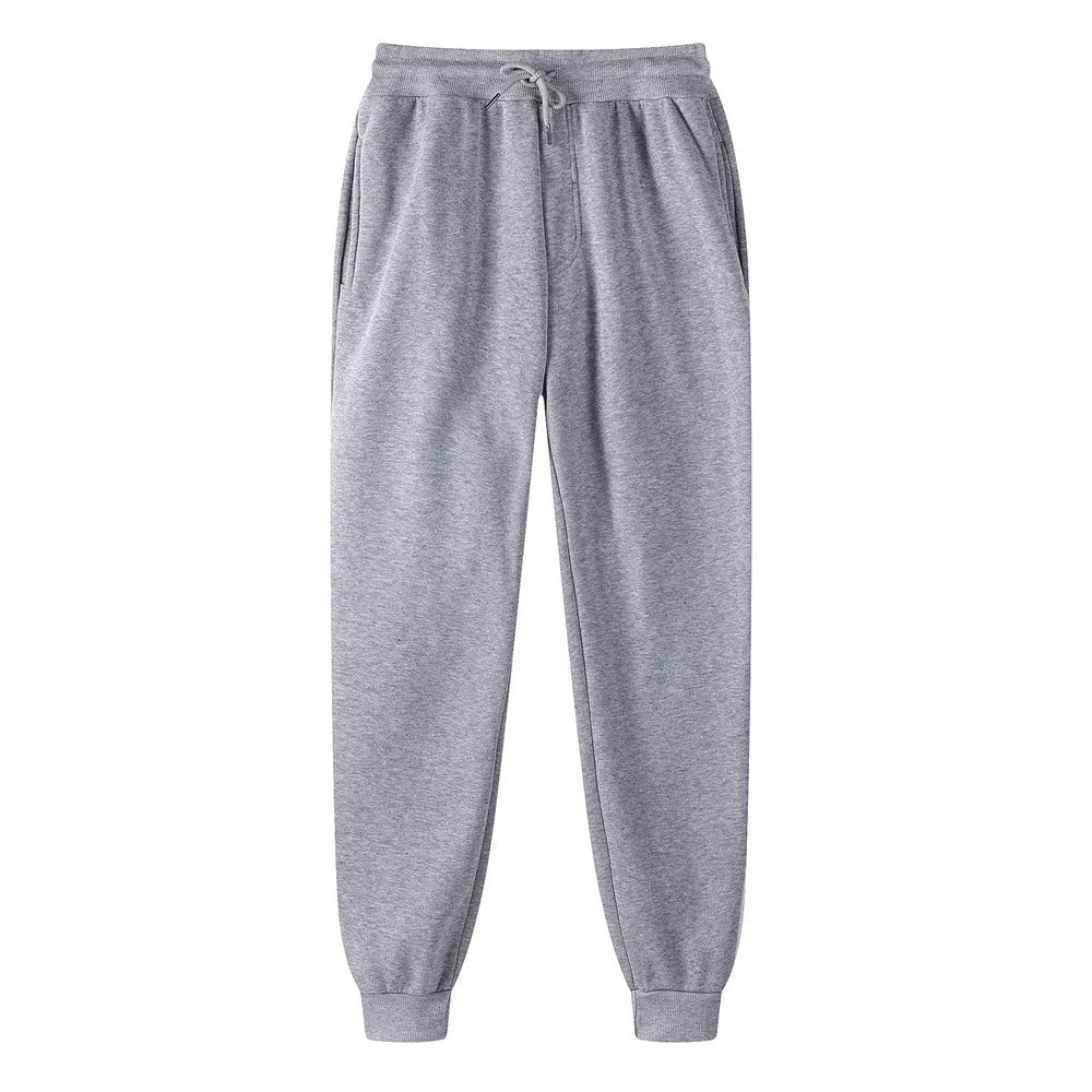 Gray sweatpants on a white background