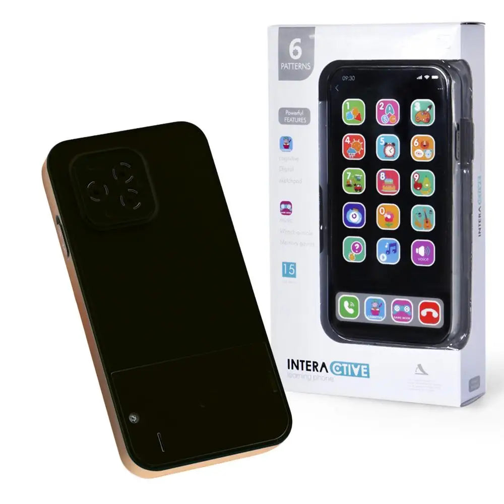 Music Toy Phone | Educational Touch Screen Light-Up Learning Toy