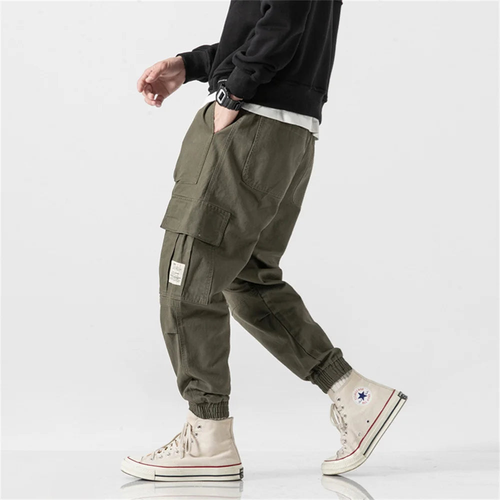 Men’s Skinny Cargo Pants | Japanese Harajuku Hip Hop Joggers