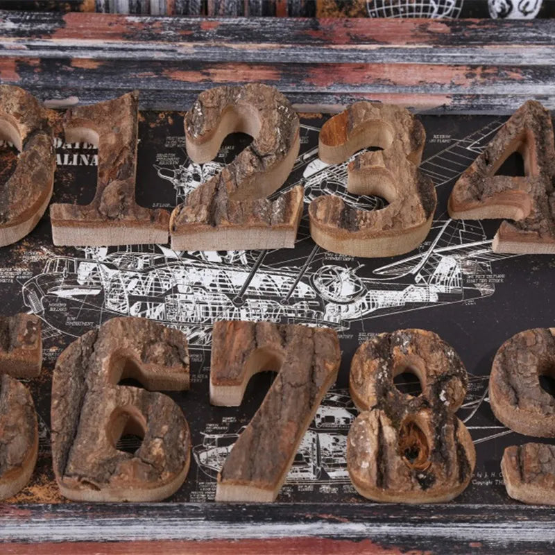 Wooden Letters & Numbers | Vintage DIY Home & Party Decor