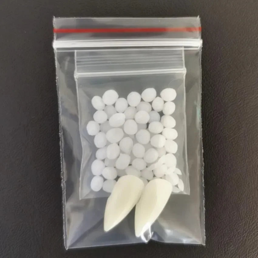 Resin Vampire Teeth Fangs with Glue | Cosplay Props
