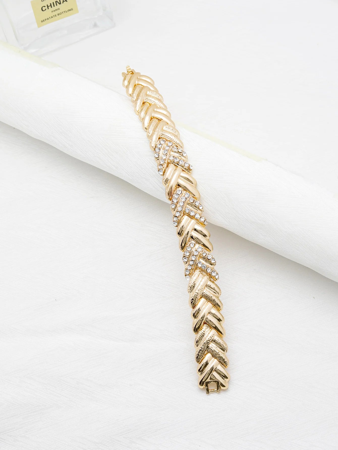 Dubai 18K Gold Plated Jewelry Set | Luxury Necklace, Earrings & Ring