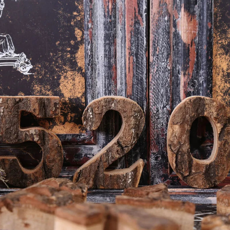 Wooden Letters & Numbers | Vintage DIY Home & Party Decor