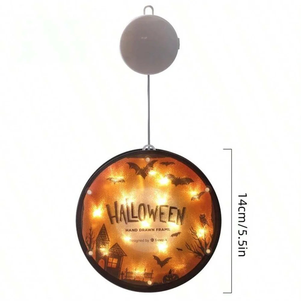 LED String Lights | Flashing Round Window Display Lamp