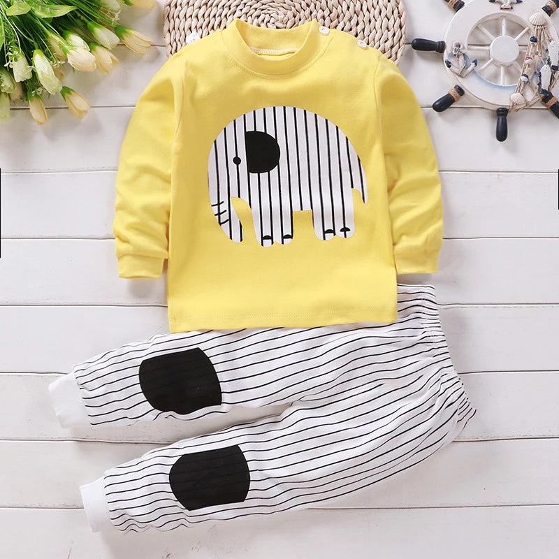 Kids Autumn Winter Clothing Sets | Cotton Pants, Sleepwear & Underwear